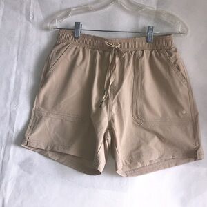 Willit Beige Casual Athletic Outdoor Active Trek Hiking Golf Shorts Size M